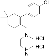 1-[[2-(4-氯苯基)-4,4-二甲基環己-1-烯基]甲基]哌嗪二鹽酸鹽